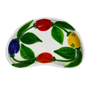 Sicilian handmade Half Moon Tray Elba MZL20EL de simone pottery Sicilian handmade Half Moon Tray Elba MZL20EL de simone pottery